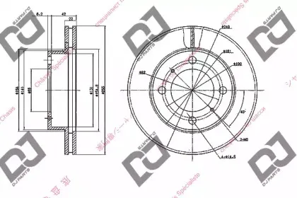 Тормозной диск DJ PARTS купить